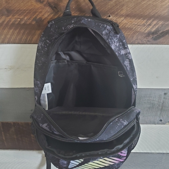 Reebok Black Gray Ocean Backpack Unisex NWT - Picture 4 of 13